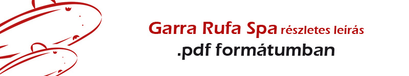 Garra Rufa Spa 1 személyes kezelő leírása